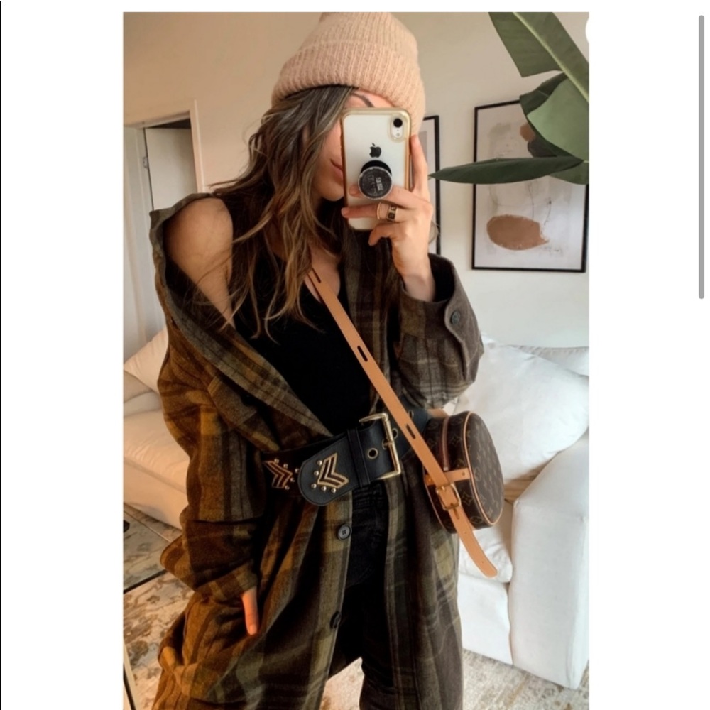 12th Tribe Olive Long Jacket